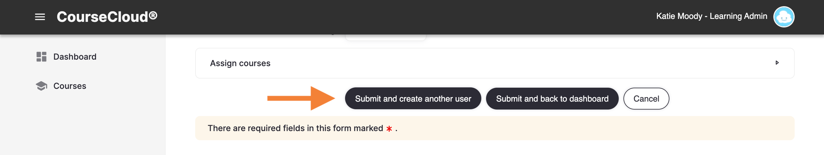 Create user accounts in CourseCloud OpenSesame Support