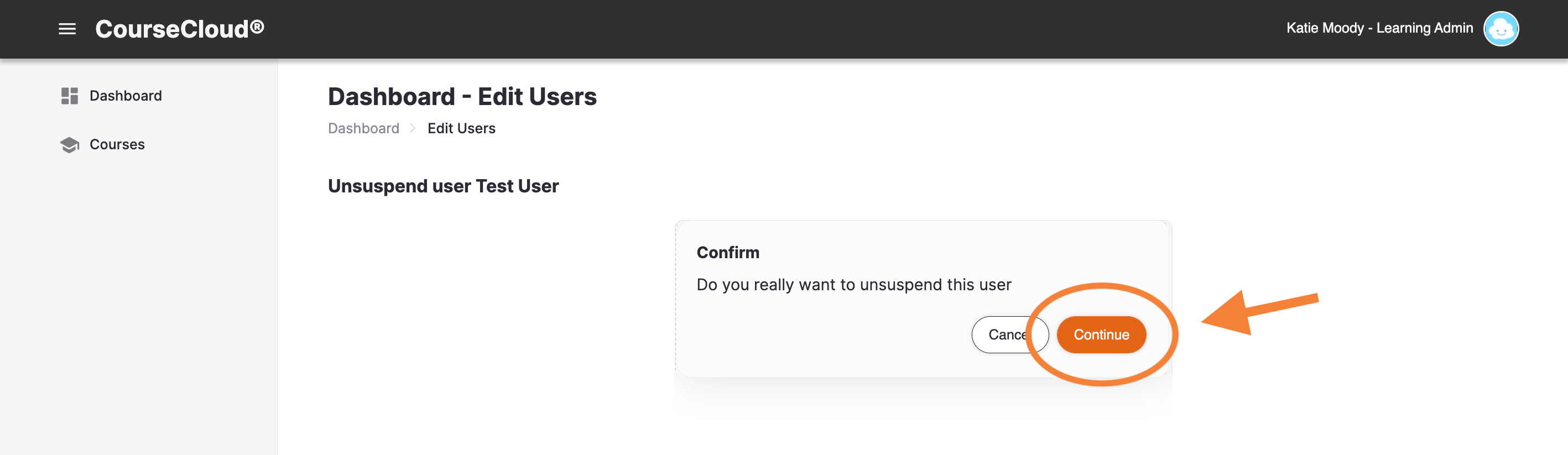 11_-_CourseCloud_suspension_confirmation_prompt_with_Continue_button_indicated.png