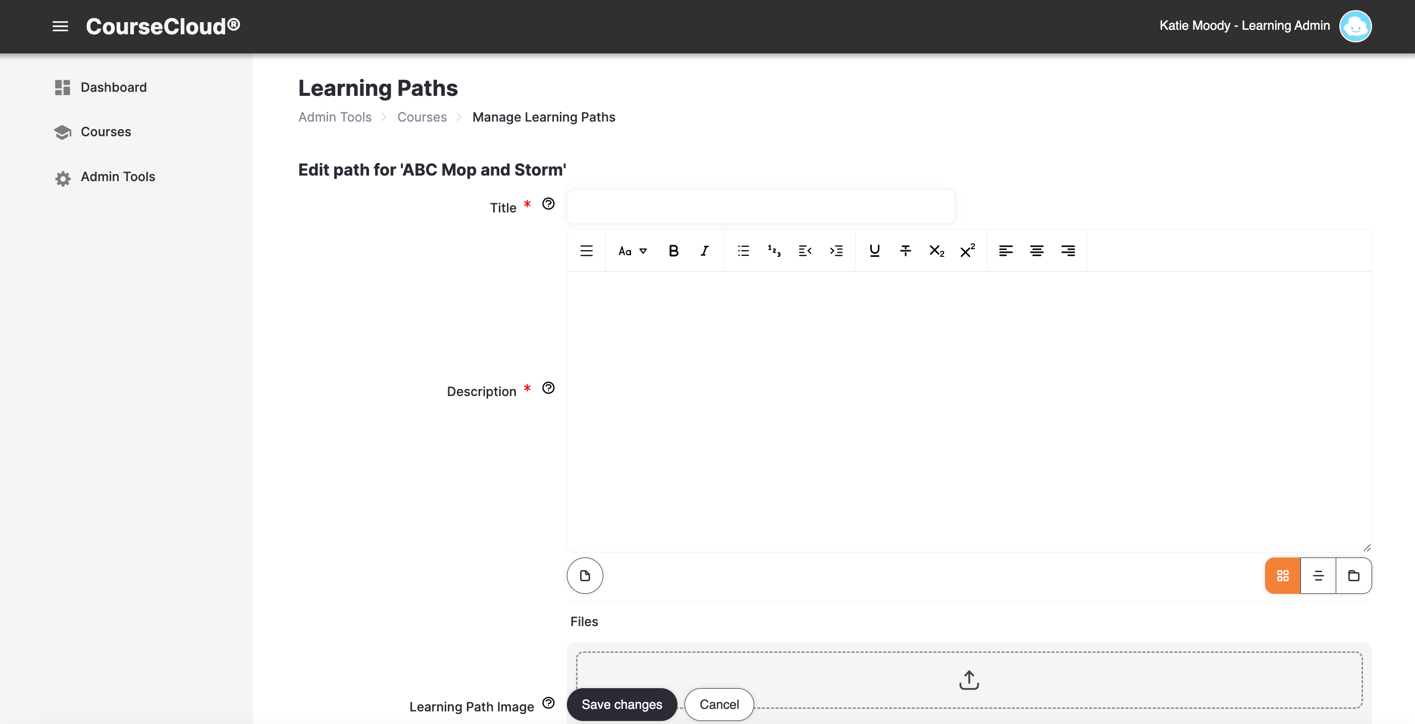 4_-_The_top_of_the_Learning_Path_creation_page_II.png