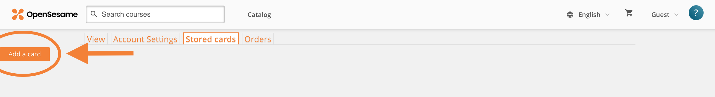 3 - The Stored Cards tab, indicating the Add a Card button.png