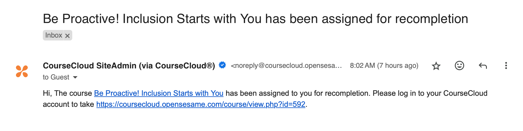 Set up a course for multiple completions in CourseCloud – OpenSesame ...