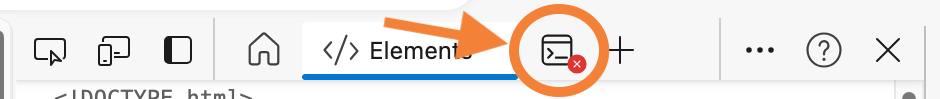4 - The Console symbol in Edge.png