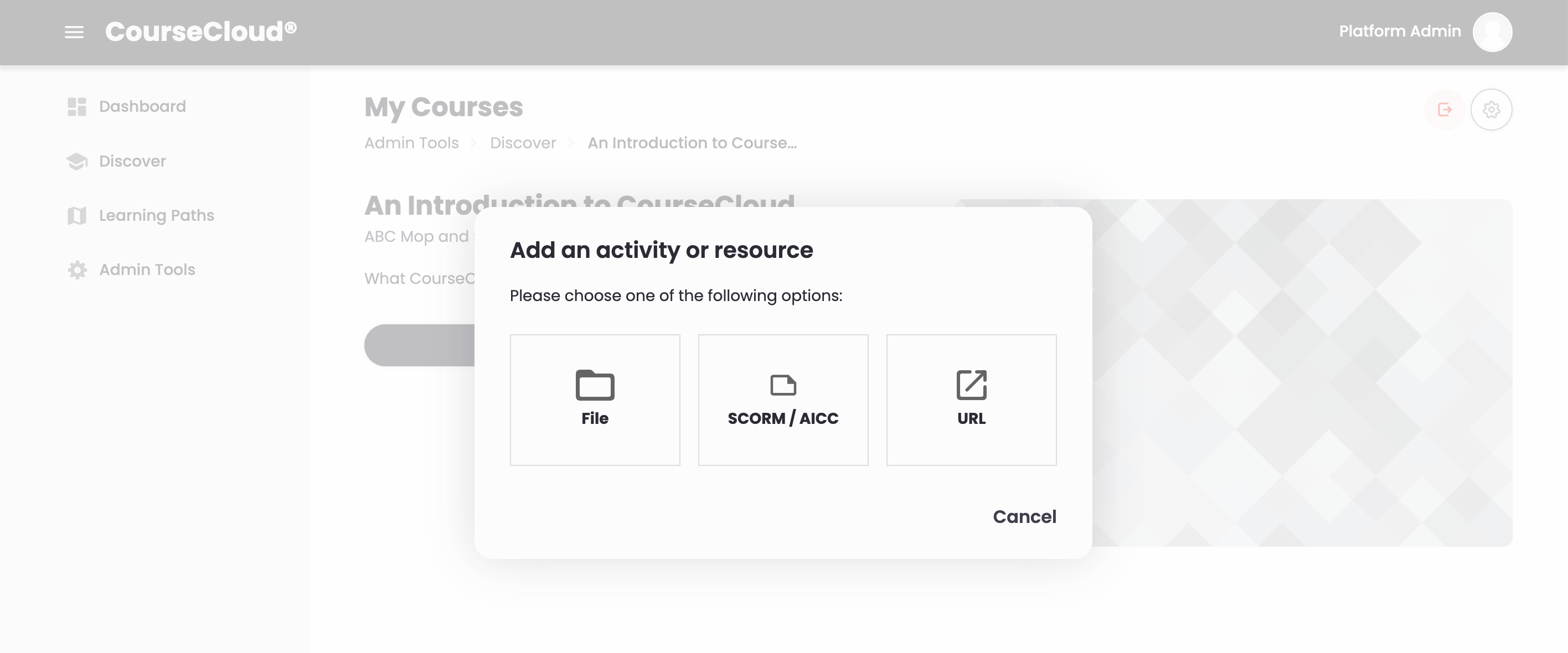 10 - The course container's upload types.png