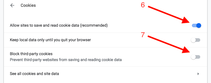 keep local data only until you quit browser