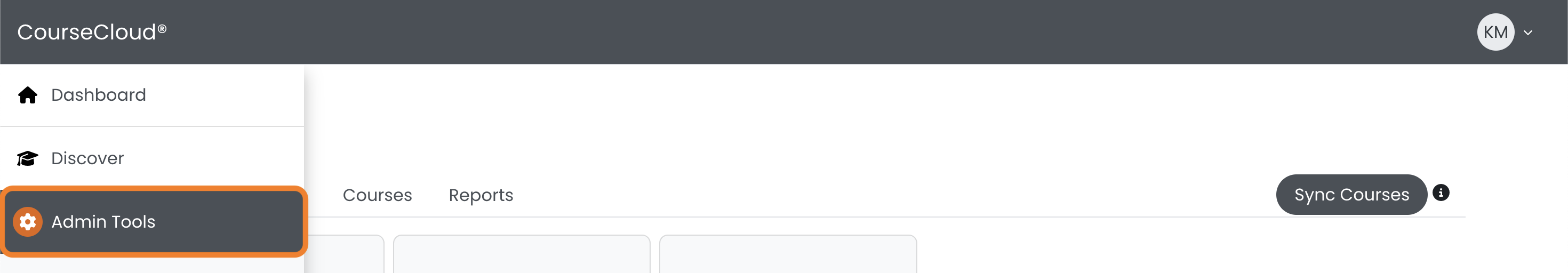 1 - The navigation menu, indicating Admin Tools.png