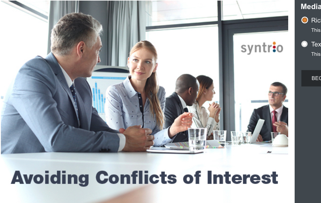 Avoiding Conflicts of Interest