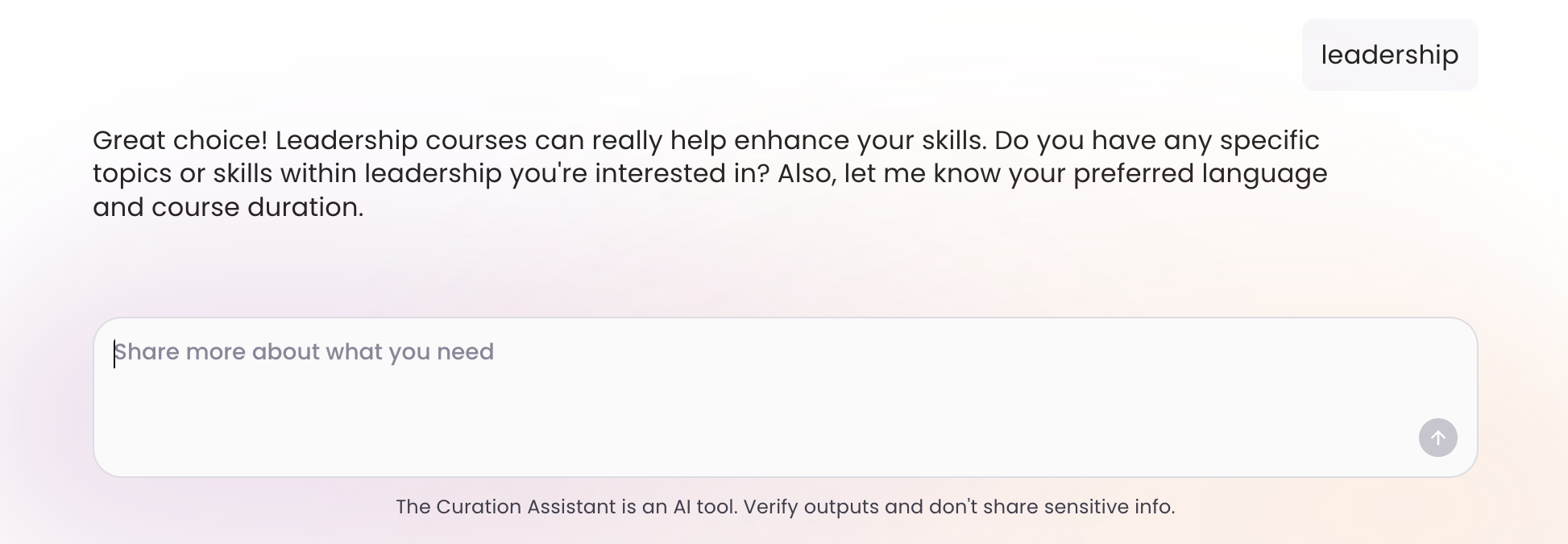 4 - The assistant's follow-up questions.png