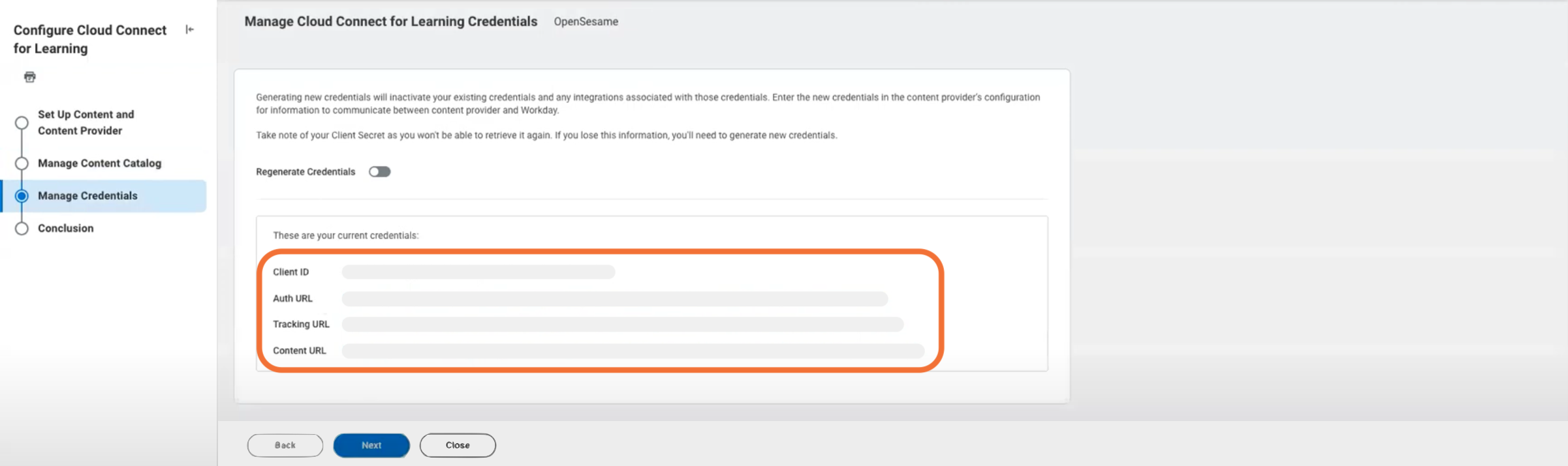 5 - The Manage Credentials page.png