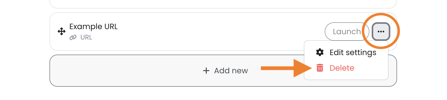 21 - An activity's action menu, indicating the Delete option.png