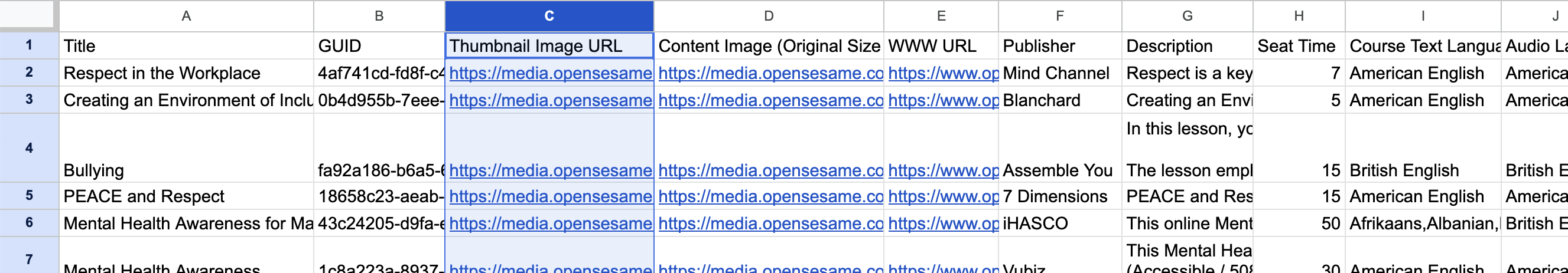 4 - An example CSV of metadata, indicating the Thumbnail Image URL column.png