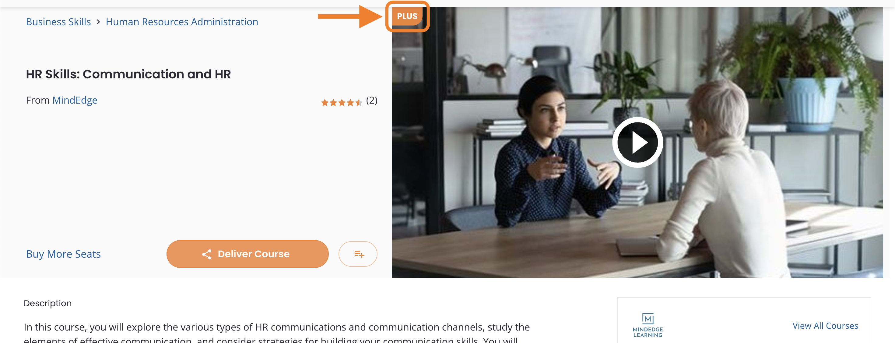 4 - An example course page, indicating the Plus badge.png