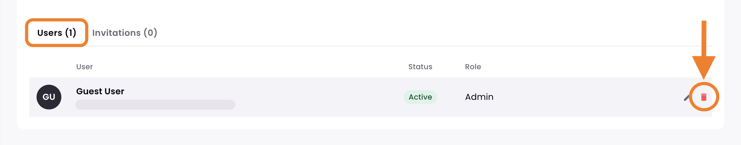 11 - The Team dashboard's Users tab, indicating a user's Remove option.png