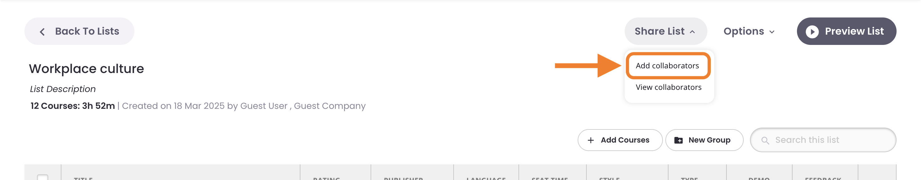 3 - An example List's sharing menu, indicating Add Collaborators.png